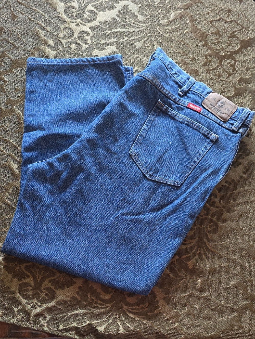 Wrangler Men's Relaxed Fit Denim Jeans - Blue